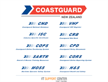 Tablet Screenshot of coastguard.net.nz